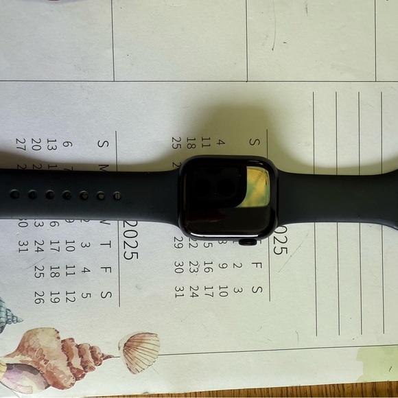 Apple watch series 7 with Black Apple Band